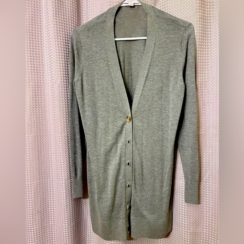 The Loft cardigan 1/2 button with pockets